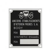 Factory ID Plates Emblems & Decals